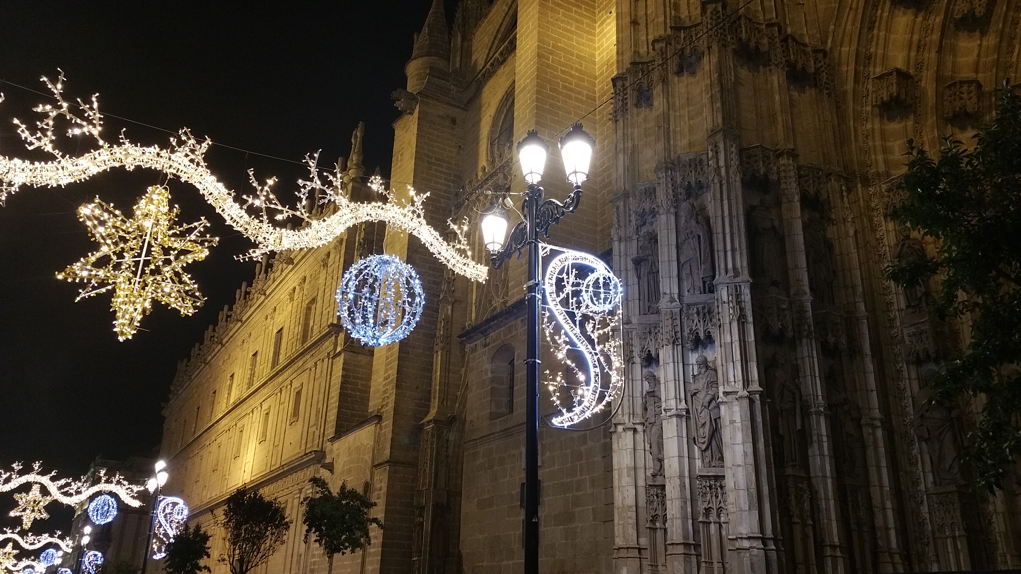 Une grande partie des rues étaient décorées