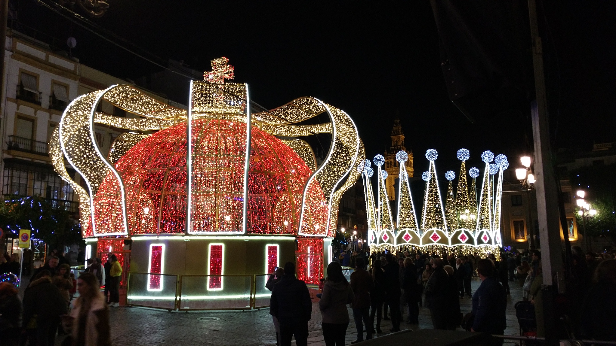 Décoration avec musique du nouvel an