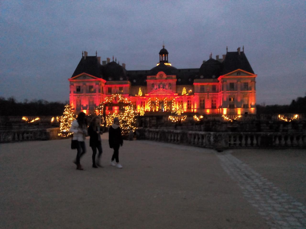 Le Château illuminé le soir