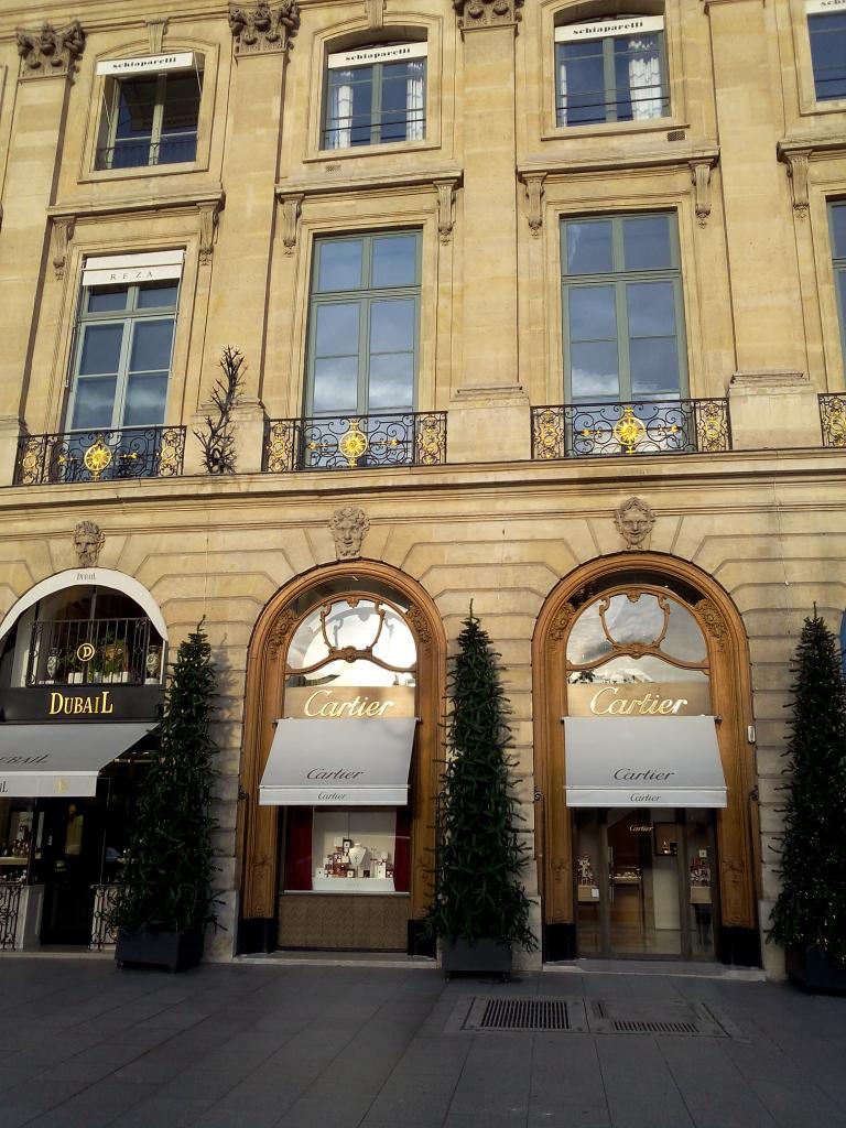 Bijouterie Cartier sur la Place Vendôme