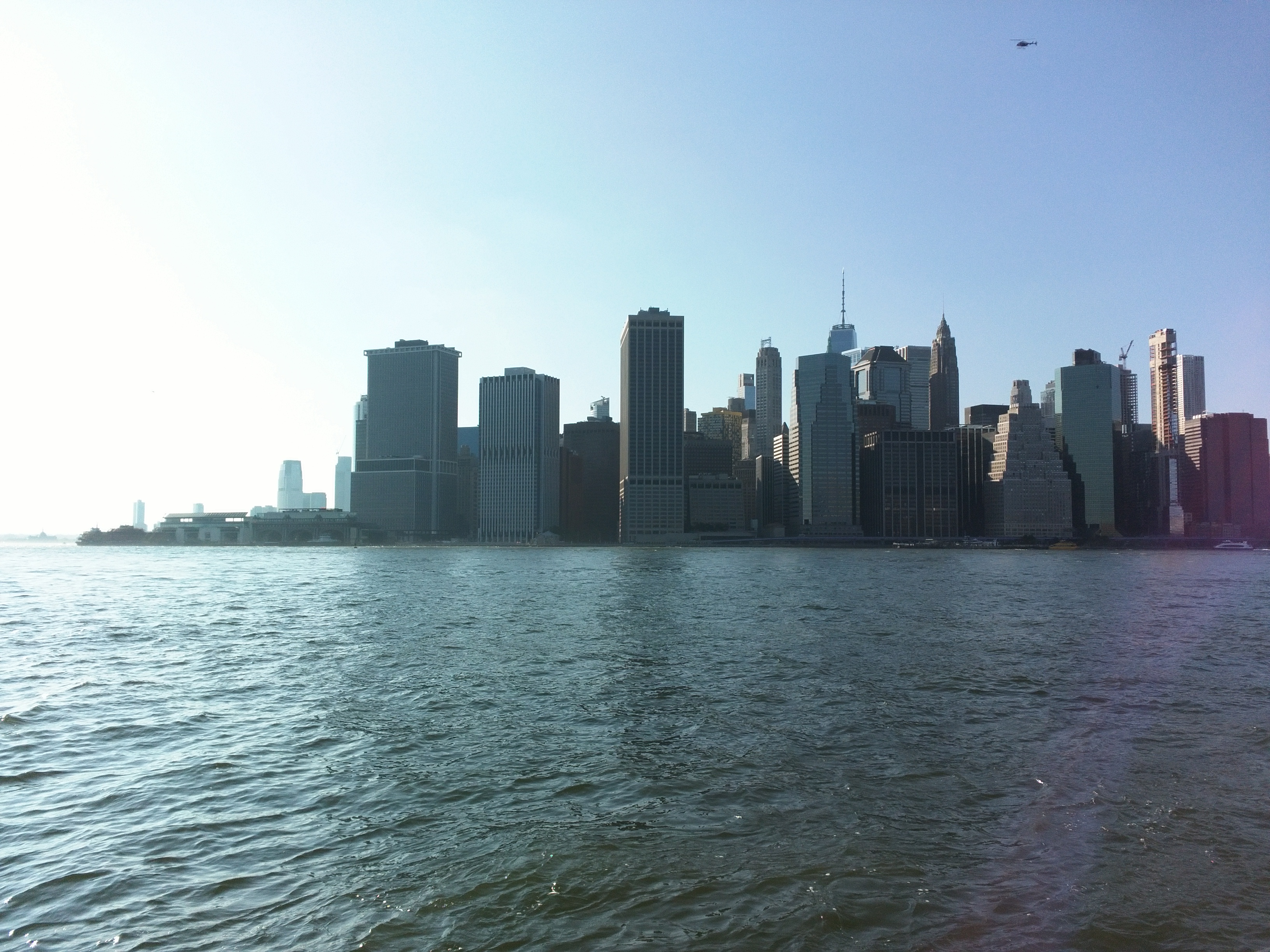 vue sur le bateau allant de NY à staten island 2